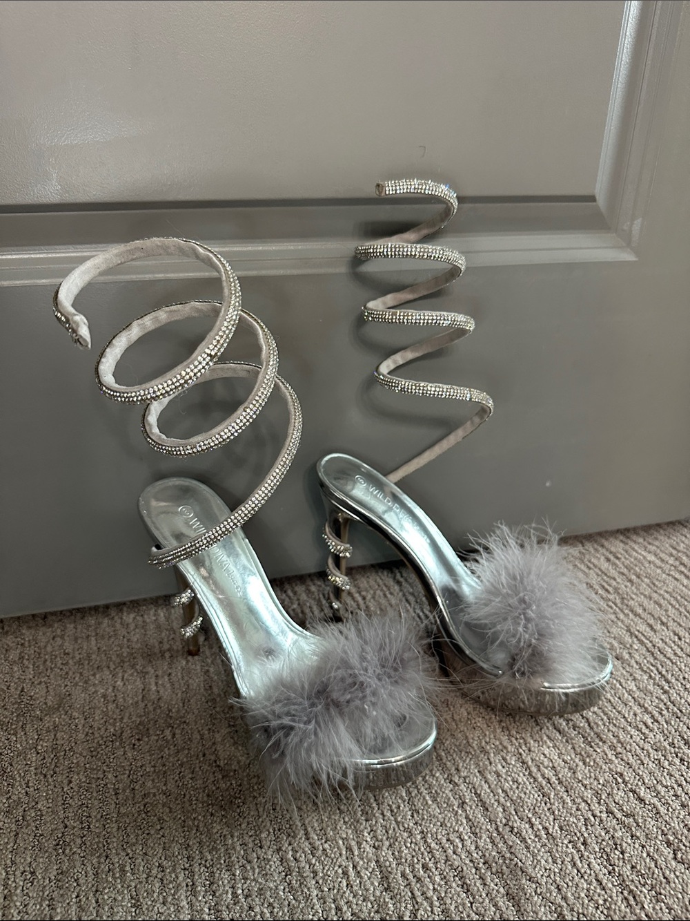 Wild Diva Lounge Spiral Heels